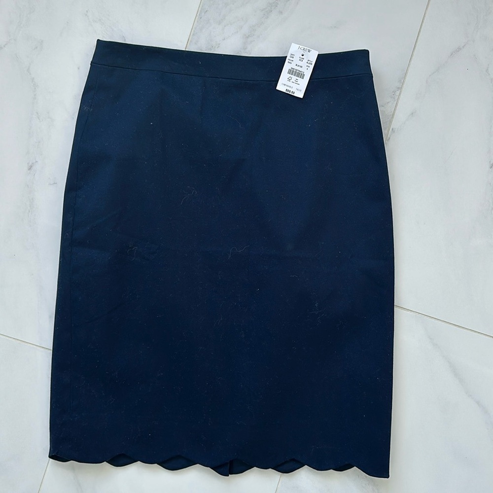 NWT J Crew scallop skirt